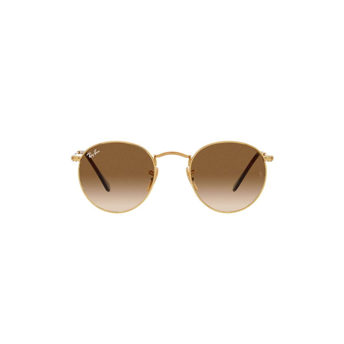 RAY BAN - Gafas de Sol Ray-Ban Round Metal RB3447 Marrón Hombre y Mujer