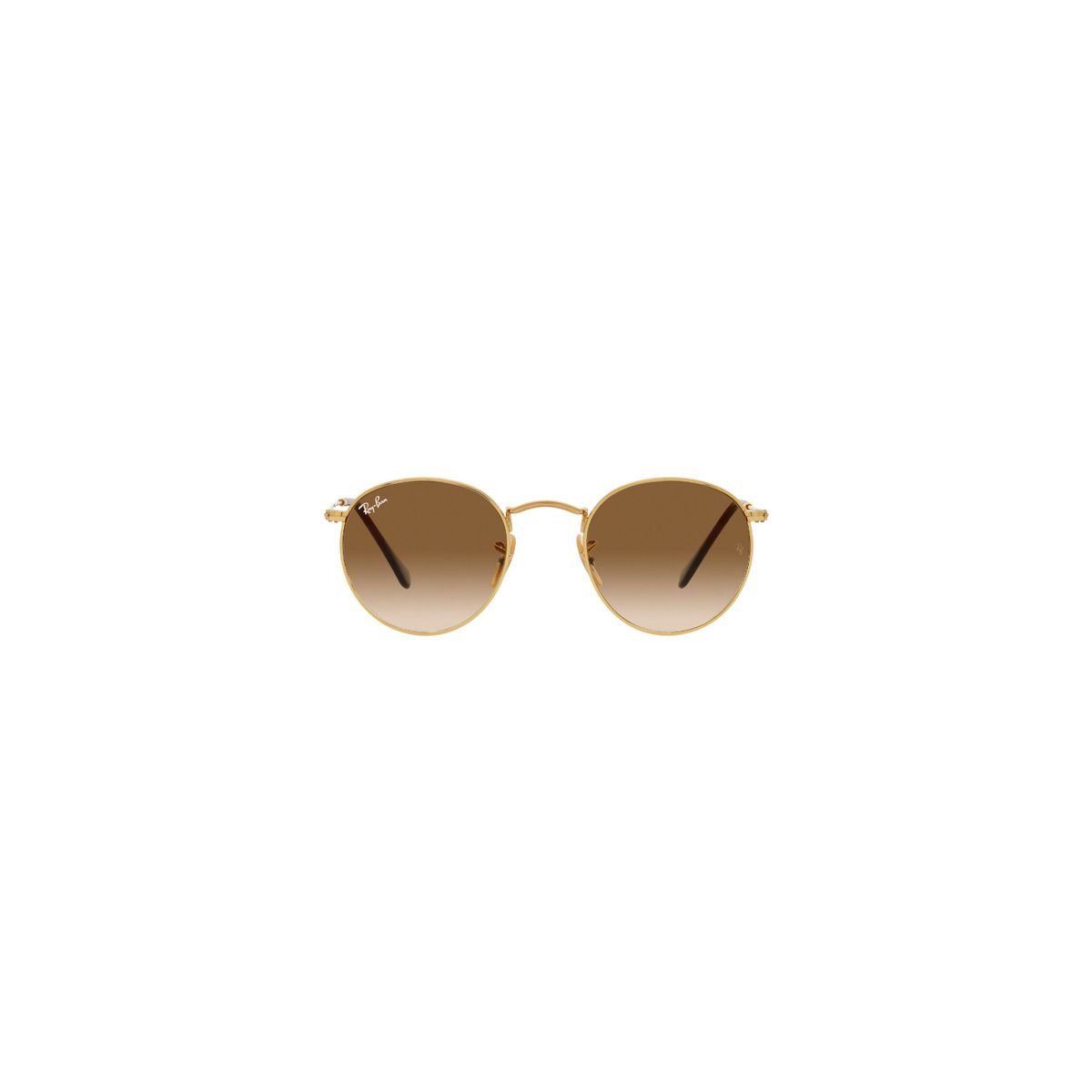 RAY BAN - Gafas de Sol Ray-Ban Round Metal RB3447 Marrón Hombre y Mujer