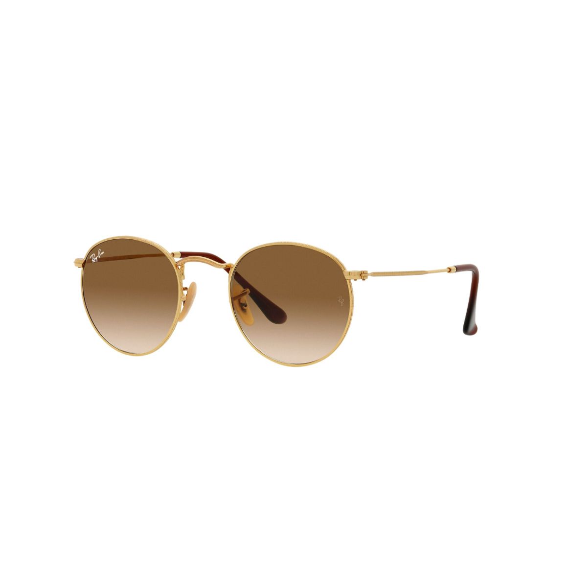 RAY BAN - Gafas de Sol Ray-Ban Round Metal RB3447 Marrón Hombre y Mujer