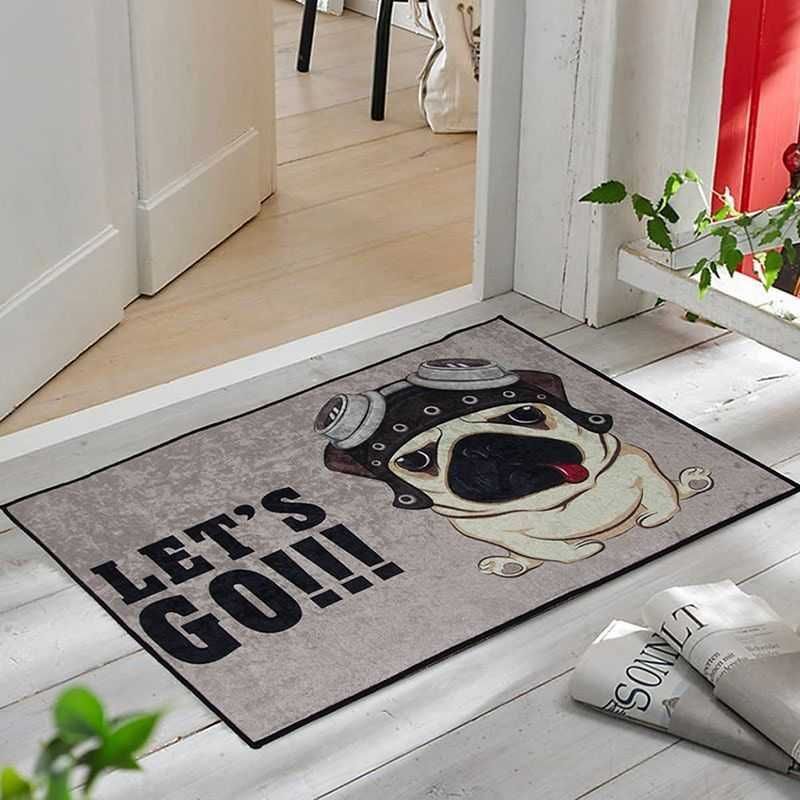 MITAPETE COM - Tapete Alfombra Mascotas Antideslizante 50 X 80cms Beige