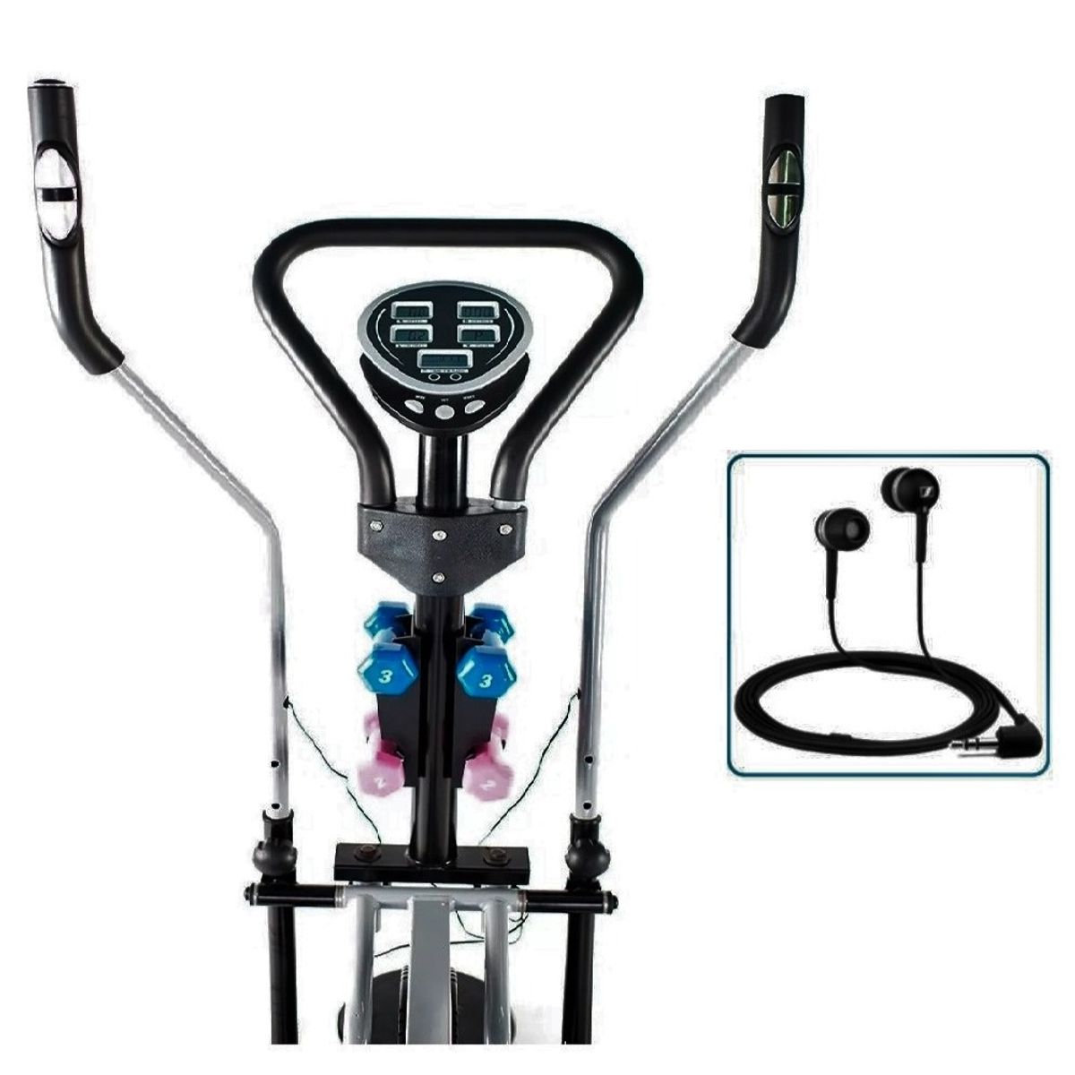 SPORT FITNESS - Bicicleta Elíptica Con Balinera Sport Fitness WT82SGAST Gris