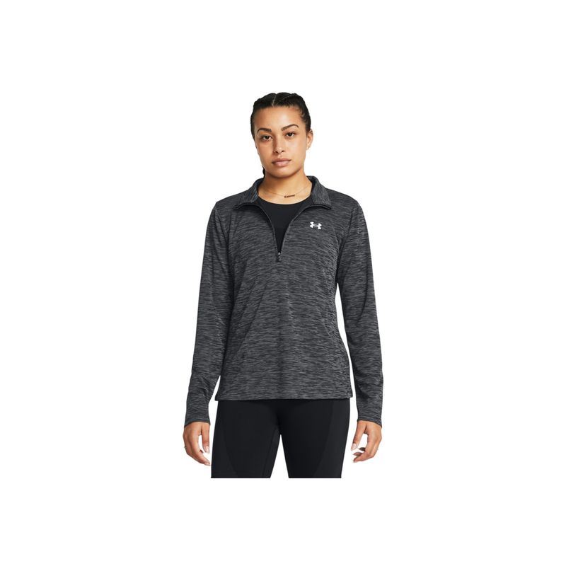UNDER ARMOUR - Buzo Tech Textured 12 Zip Mujer 1383650-001-N11 UNDER ARMOUR