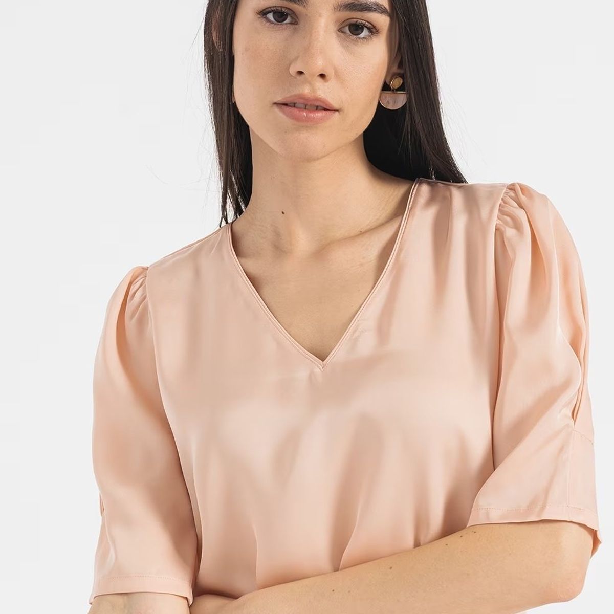 DKNY - Blusa Ahf Dkny para Mujer Rosa