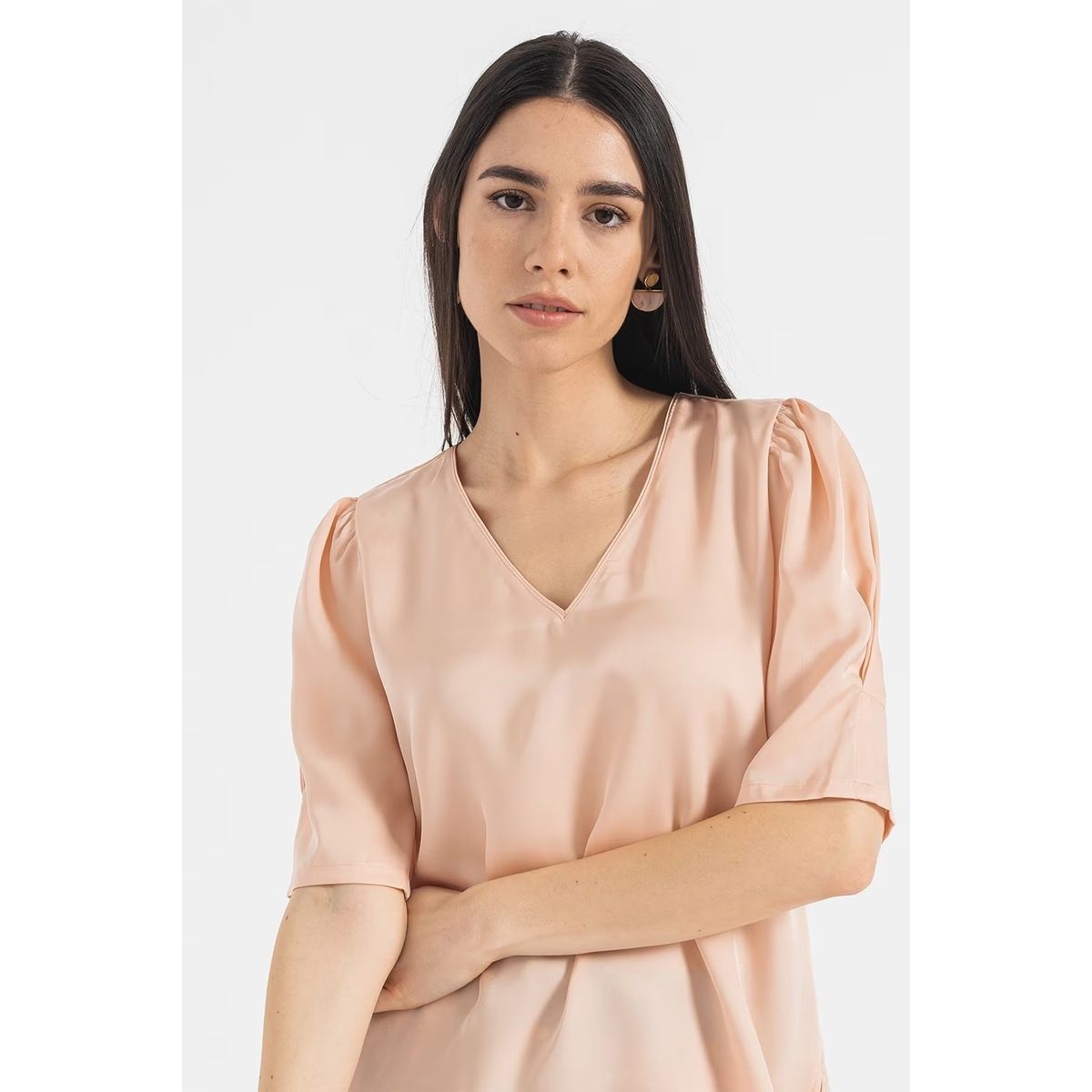 DKNY - Blusa Ahf Dkny para Mujer Rosa