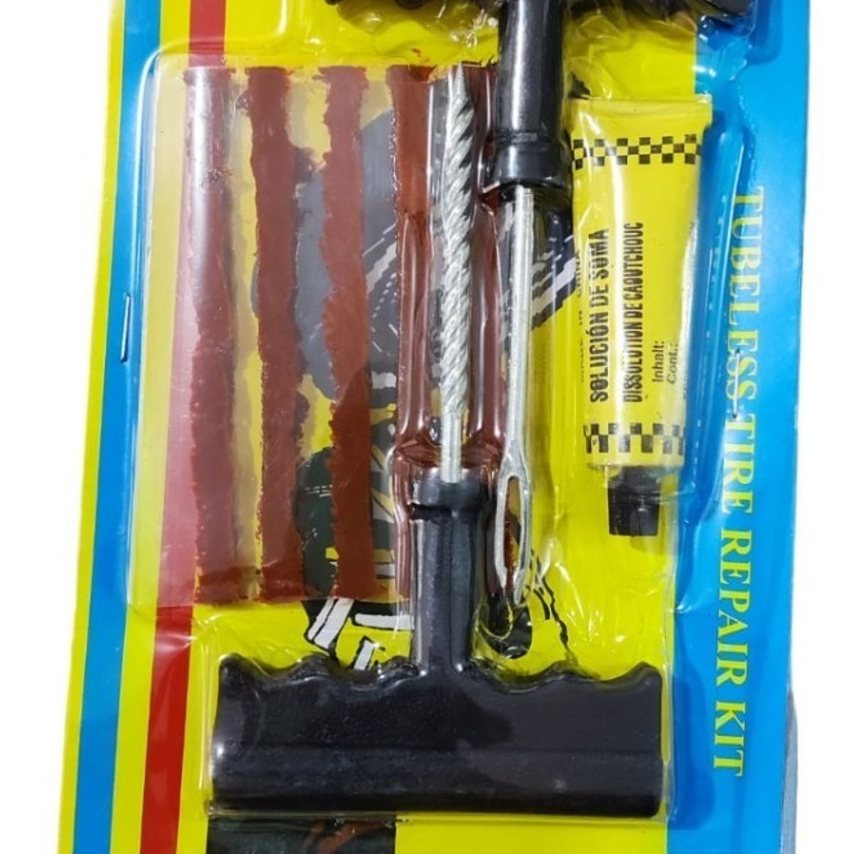 GENERICO - Herramienta Reparación Neumaticos Kit Despinche Emergencia