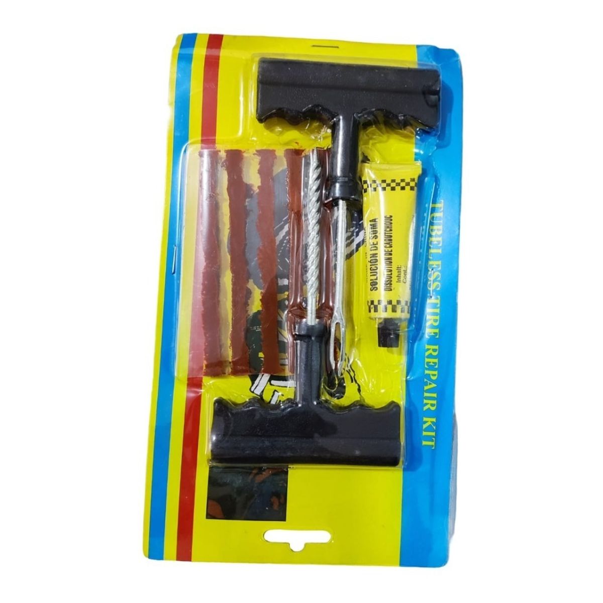 GENERICO - Herramienta Reparación Neumaticos Kit Despinche Emergencia