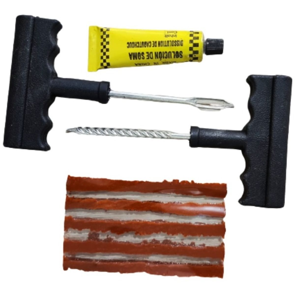 GENERICO - Herramienta Reparación Neumaticos Kit Despinche Emergencia
