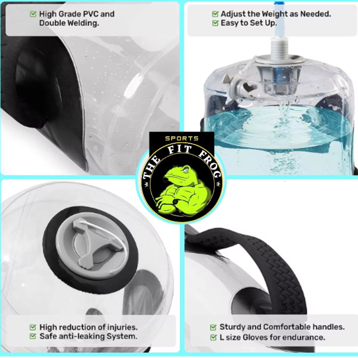 GENERICO - Saco Ejercicio Bolsa Entrenamiento 5-10kg Agua Gimnasio Gym