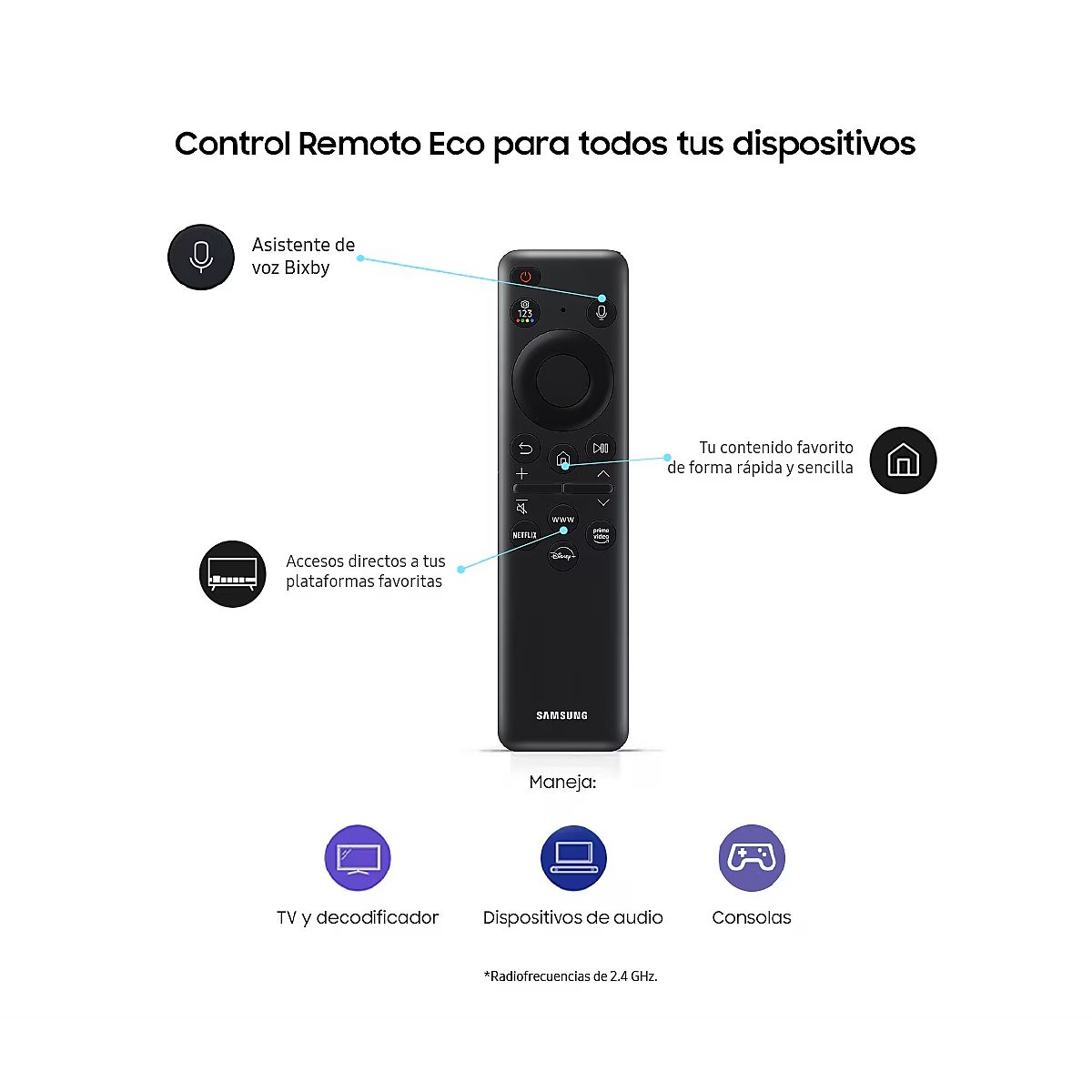 SAMSUNG - Televisor Samsung 50 126cm Crystal UHD 4K Gris Titán UN50DU8200KXZL.-