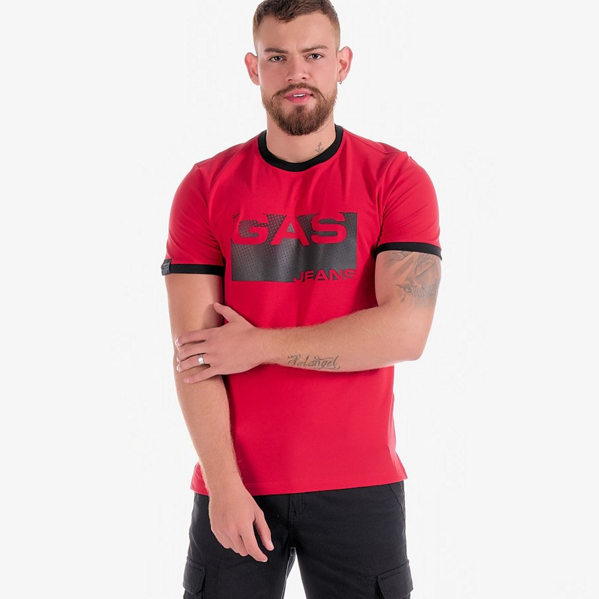 GAS EVOLUTION JEANS - Camiseta para hombre gas.-