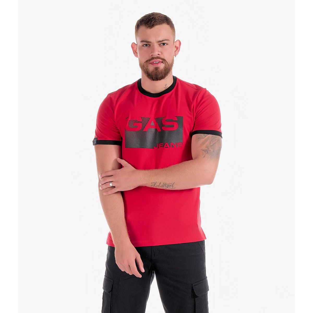 GAS EVOLUTION JEANS - Camiseta para hombre gas.-