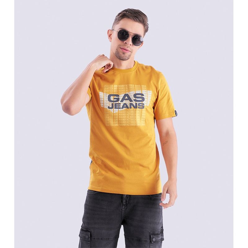 GAS EVOLUTION JEANS - Camiseta para hombre gas.-