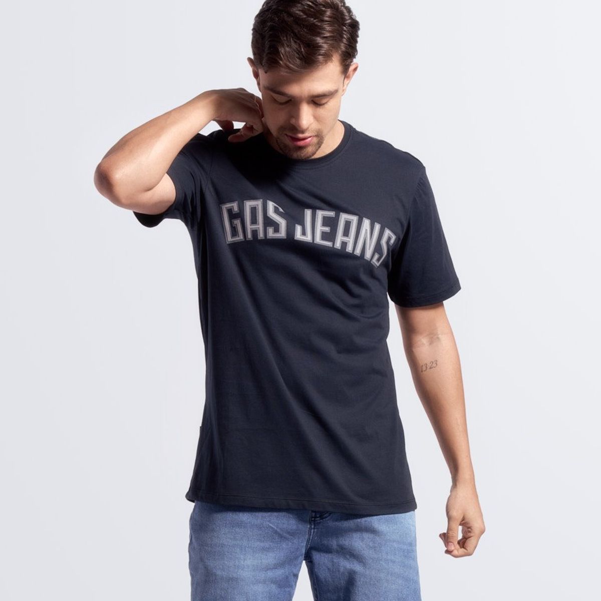 GAS EVOLUTION JEANS - Camiseta para hombre gas