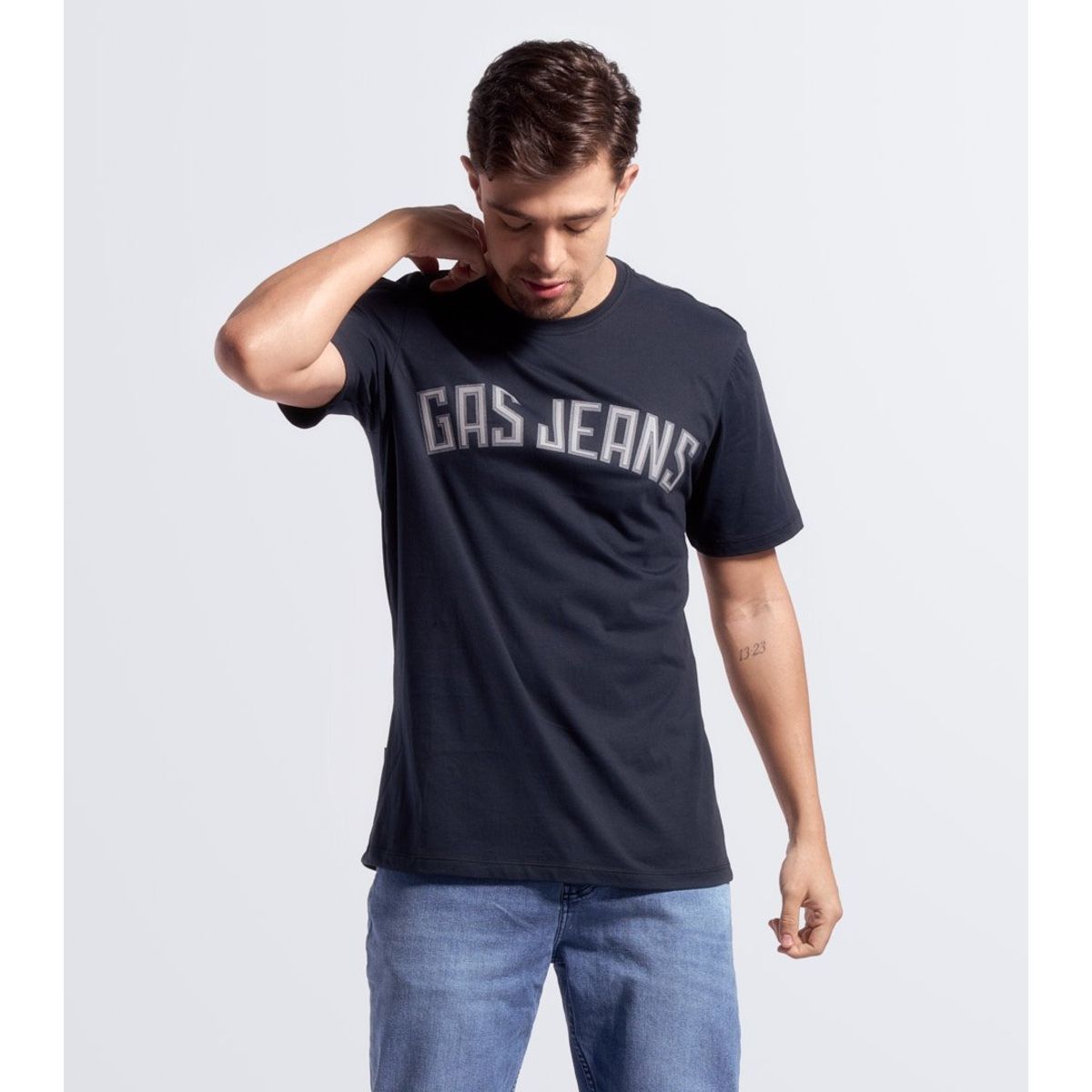 GAS EVOLUTION JEANS - Camiseta para hombre gas