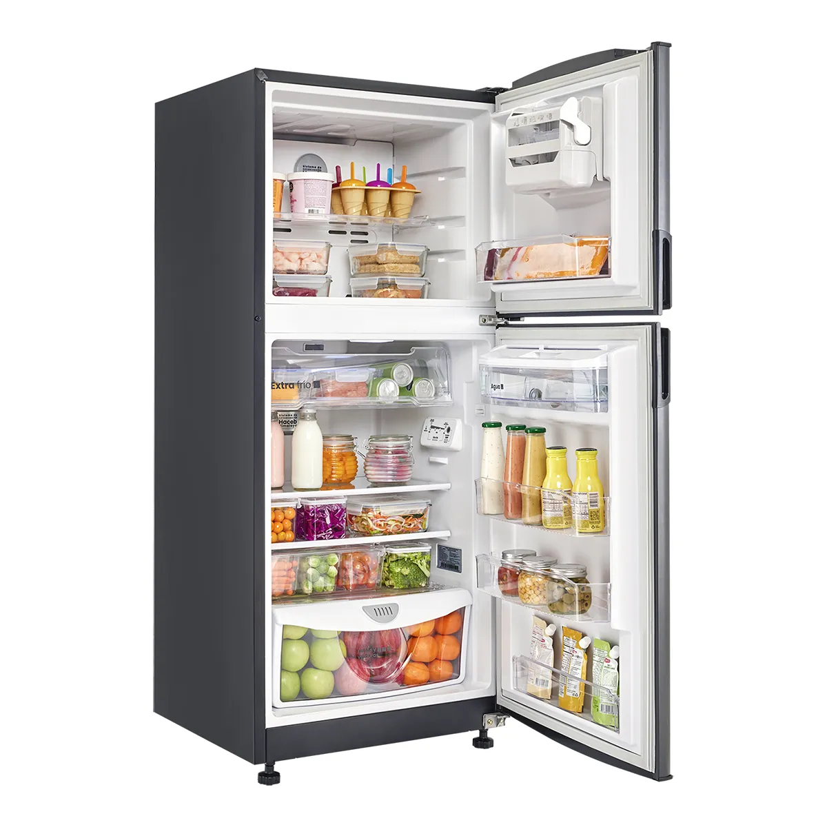 HACEB - Combo Haceb Nevera No Frost 243 Lts Inverter + Lavadora 8.5kg panel frontal digital