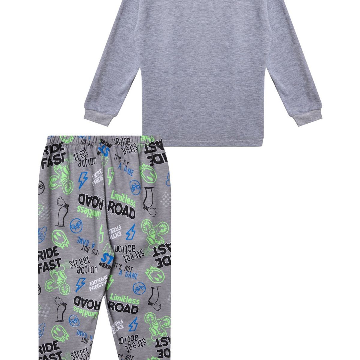 SANTANA - Pijama Niño Matías Gris Medio