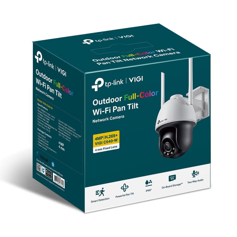 TP LINK - Cámara Ip Wifi Tp-link Exterior Robótica 4mp VIGI C540-W