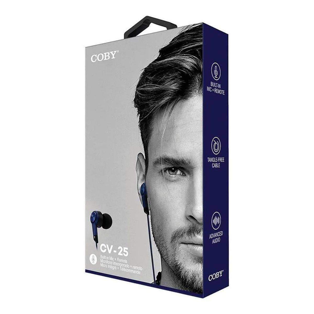 COBY - Auriculares In Ear Coby Cve-225 Audio Avanzado Microfono.