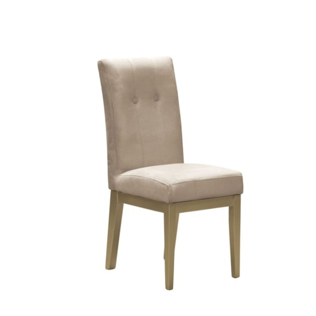 ELITE LIVING - SETX2 SILLA DE COMEDOR TURIN CHAMPAÑA MICROFIBRA CRUDO