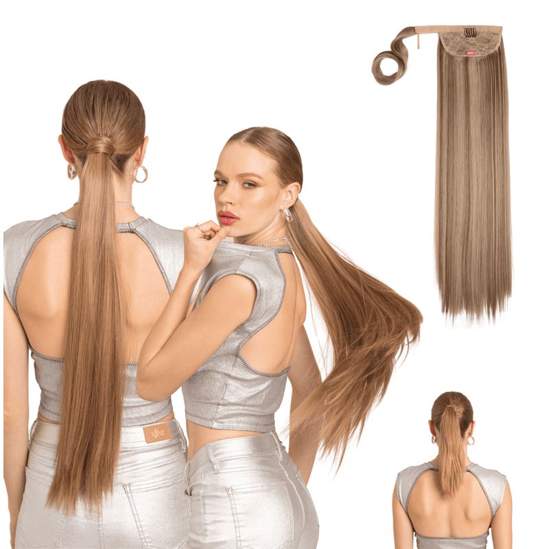 MY DOLL HAIR - Ponytail Lisa Brit 26 pulgadas - Rubio Cenizo