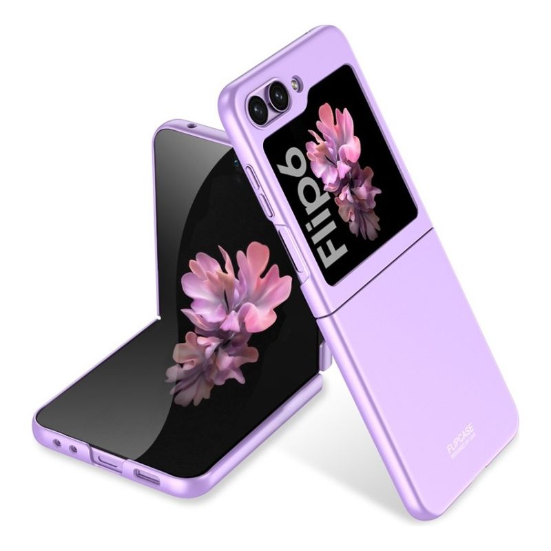 PYX - Estuche Compatible Samsung Galaxy Z Flip 6 Acrilico + Glass Lavanda