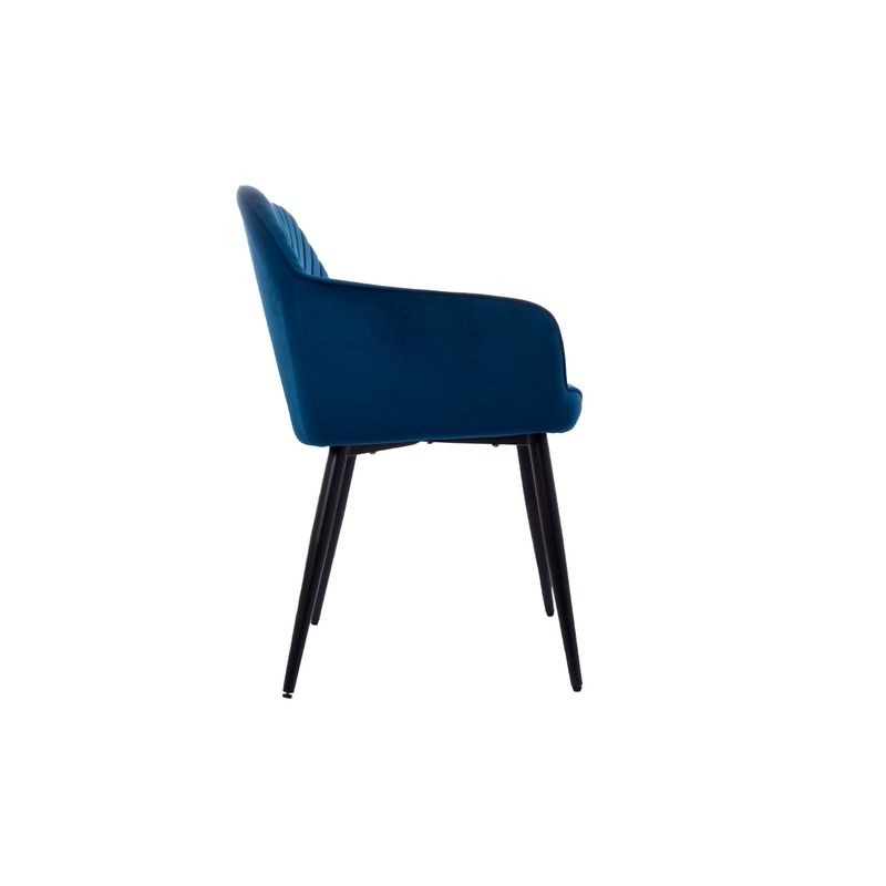 BONNO - Silla de Diseño Milei Tela Azul Rey Bonno