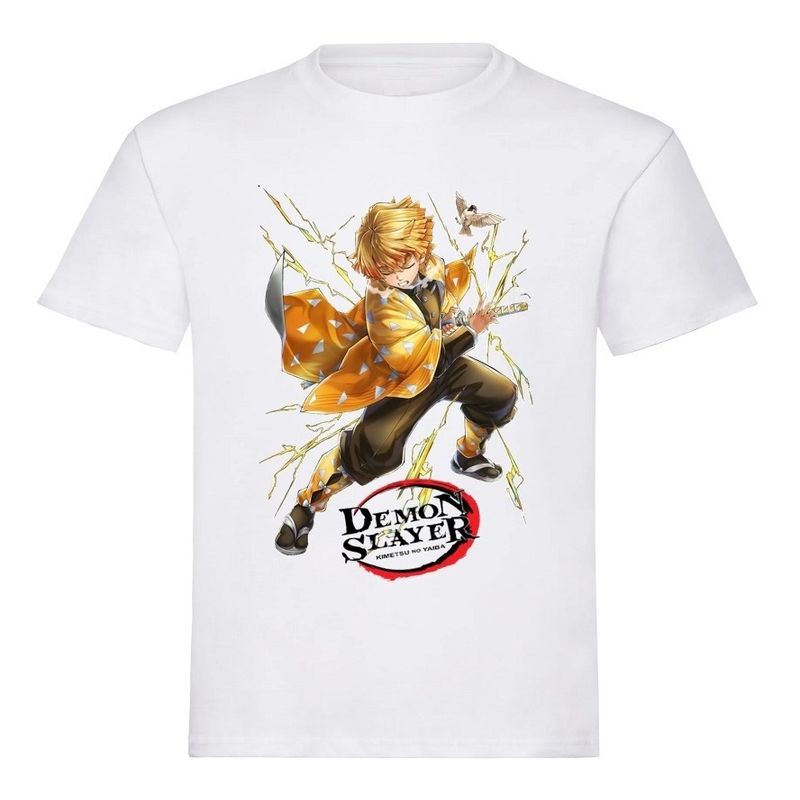 ANONIMO - Camiseta Demon Slayer Camisa Zenitsu Agatsuma_.
