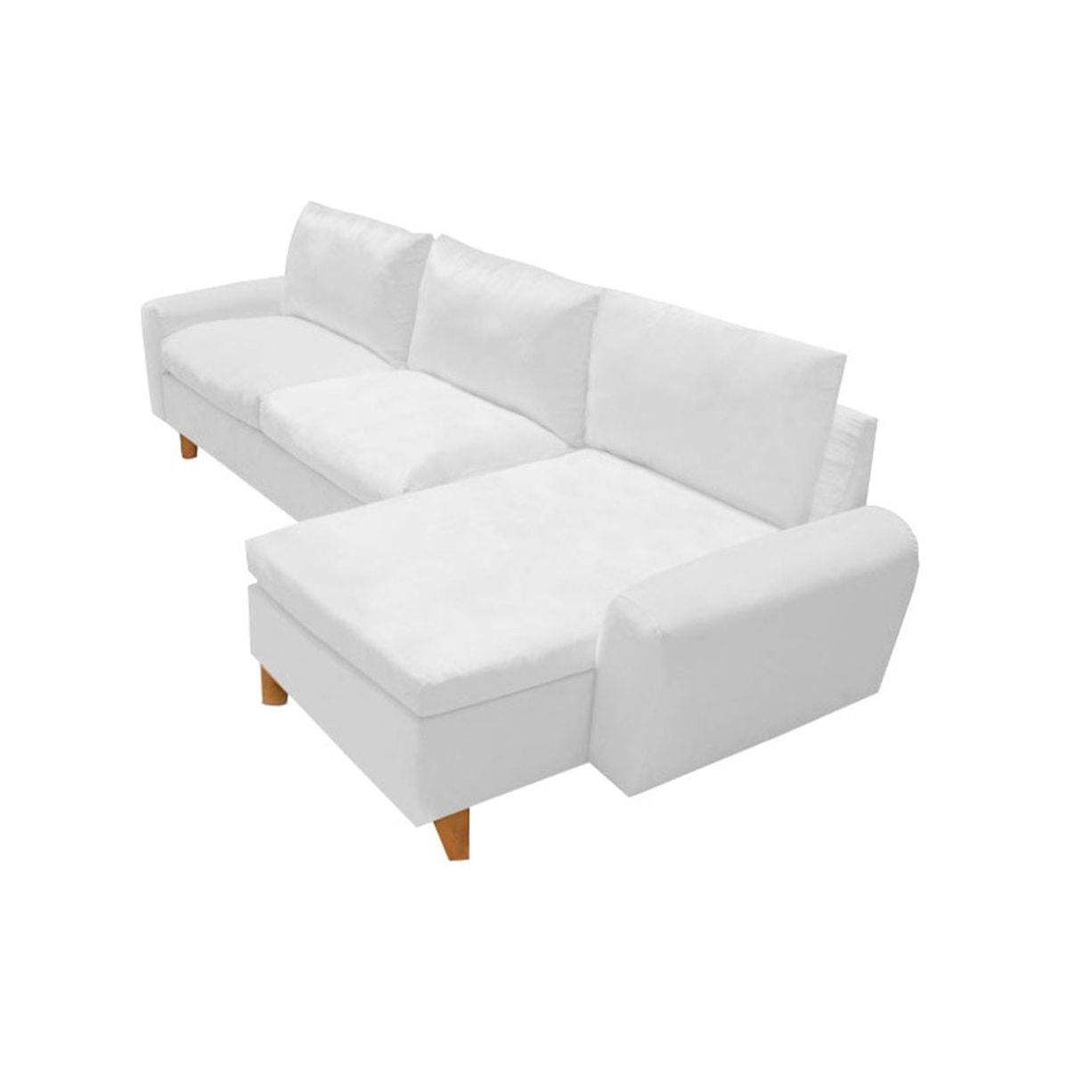 MAGIC CLASS - SALA MODERNA CORAL MICROFIBRA BLANCO