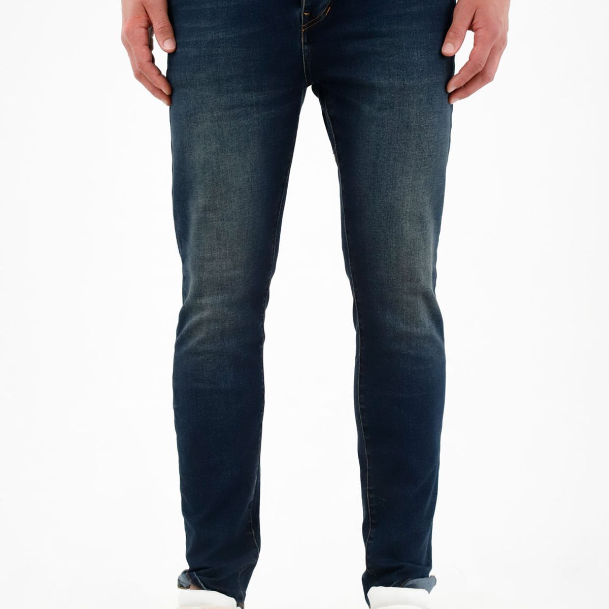 TENNIS - Jean azul Super Skinny con iluminaciones para hombre