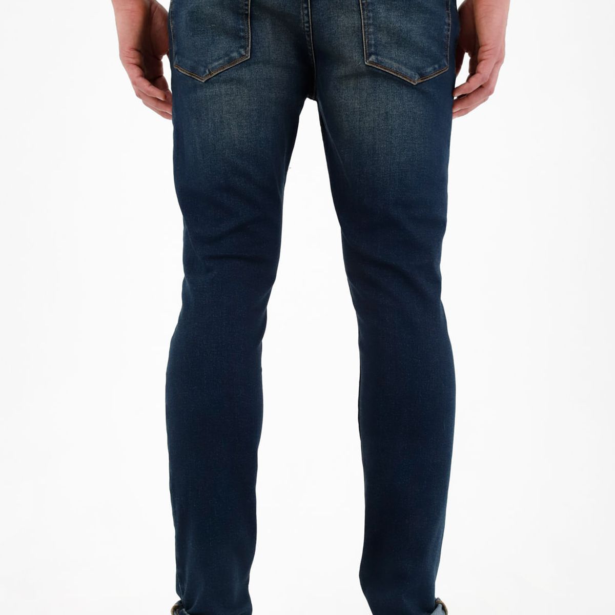 TENNIS - Jean azul Super Skinny con iluminaciones para hombre