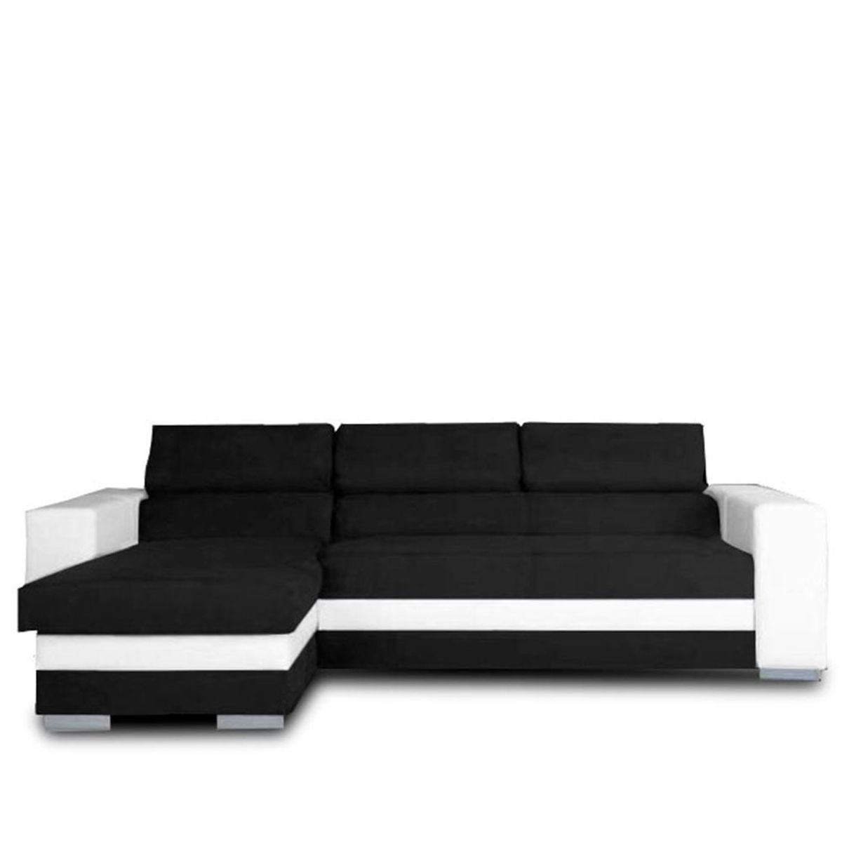 MAGIC CLASS - SALA MODERNA TOPACIO MICROFIBRA NEGRO