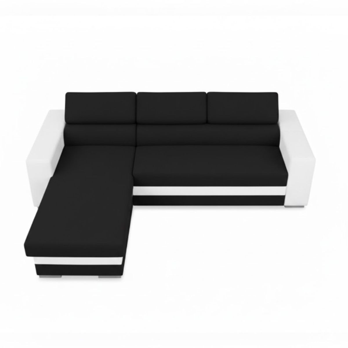 MAGIC CLASS - SALA MODERNA TOPACIO MICROFIBRA NEGRO