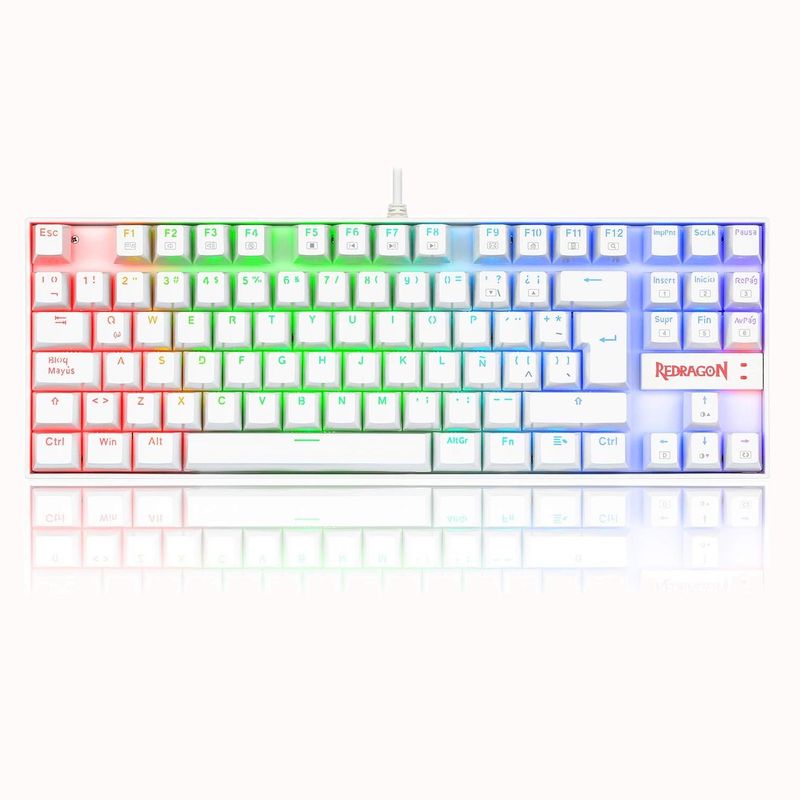 REDRAGON - Teclado Mecanico Rainbow Redragon Kumara K552  Switch Rojo