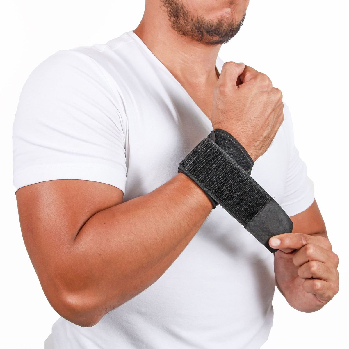 GENERICO - Muñequera Ortopédica Sencilla Ajustable - Talla LXL