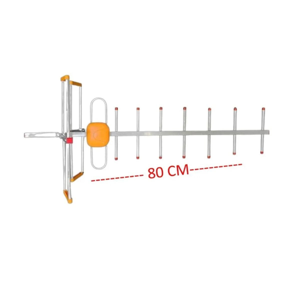 GENERICO - Antena Tdt Exterior Tv Digital Ganancia 10 A 12 Dbi Dvb T2