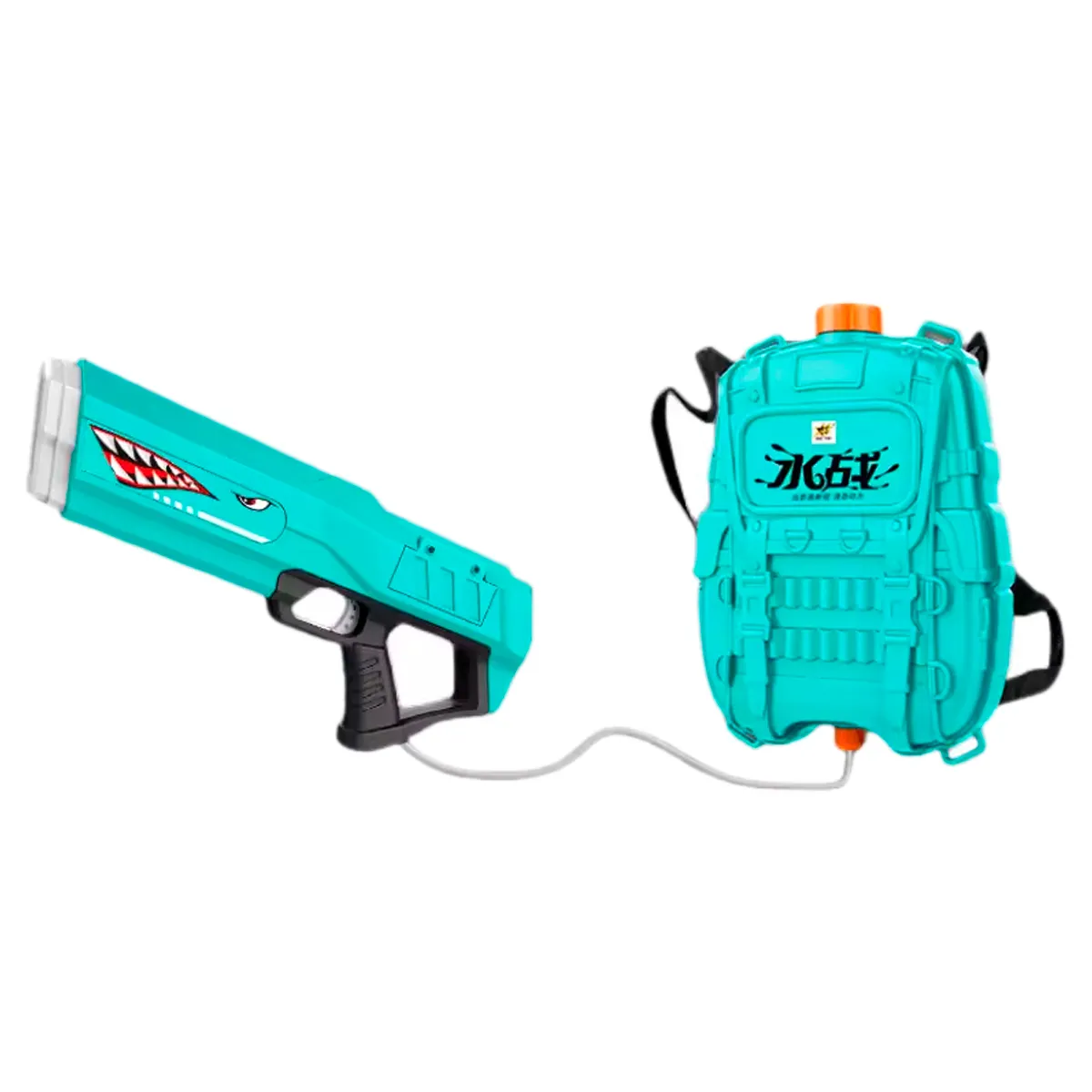 GENERICO - Pistola Agua Eléctrica Maleta Carga Automática Batería Niño
