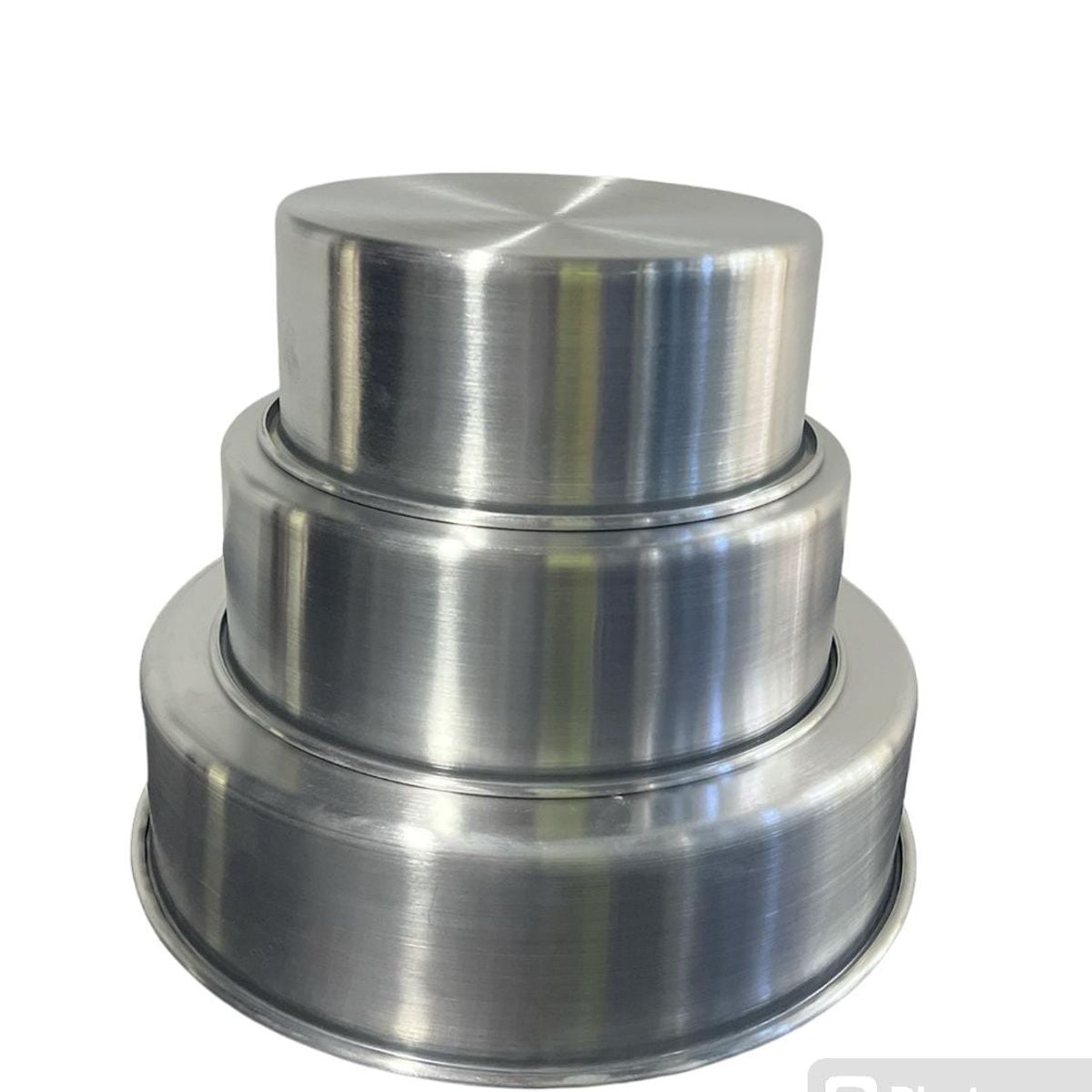 GENERICO - MOLDE DE TORTA REDONDO X 3