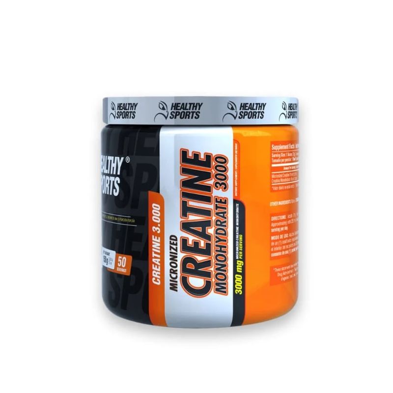 HEALTHY SPORTS - Creatine Monohidrate 3000 - 50 Servicios - Healthy Sport