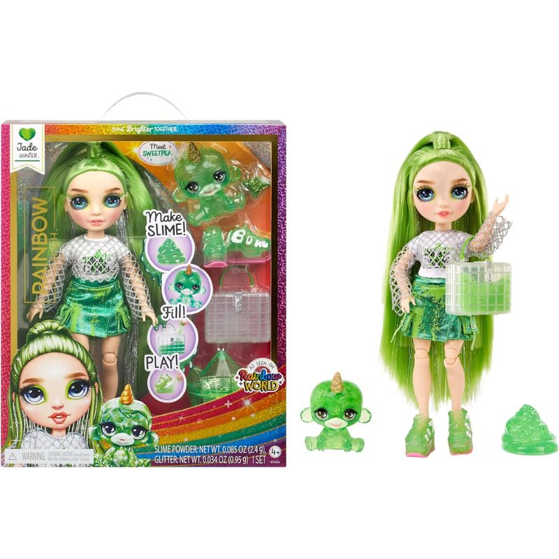 RAINBOW HIGH - Muñeca Rainbow High Con Kit De Slime Accesorios Y Mascota