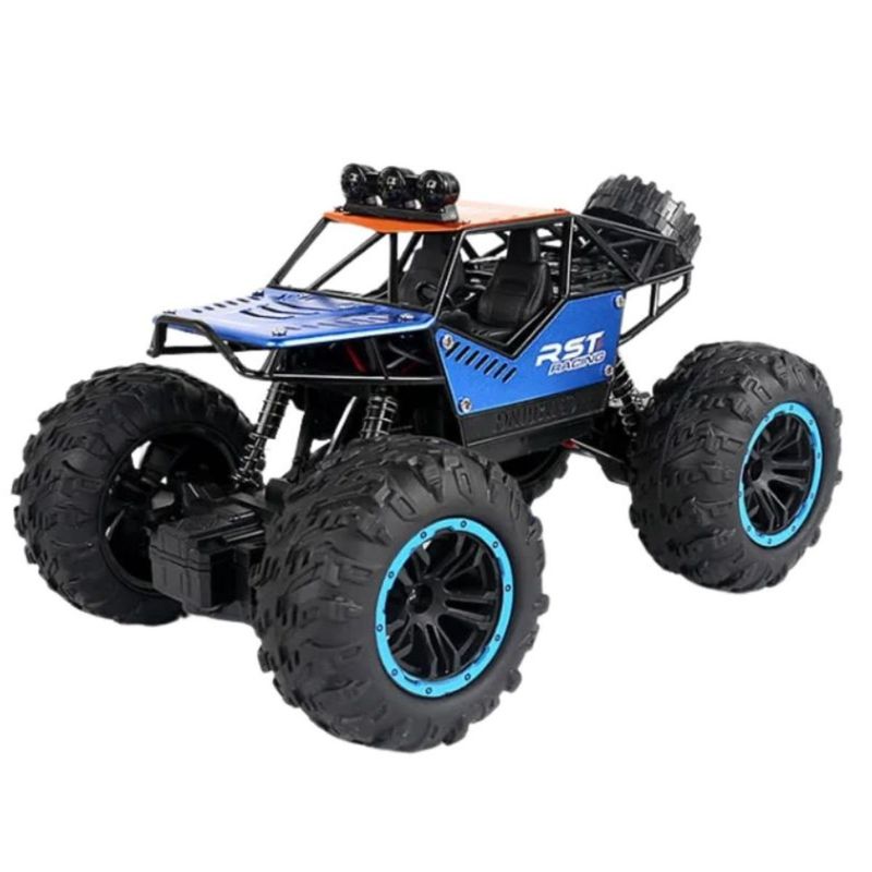 GENERICO - carro Monster Truck Off Road Control Remoto 20.5 Cm  Azul.-