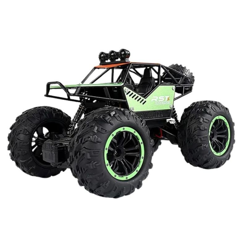 GENERICO - Carro Monster Truck Off Road 20.5 Cm Control Remoto Verde.-