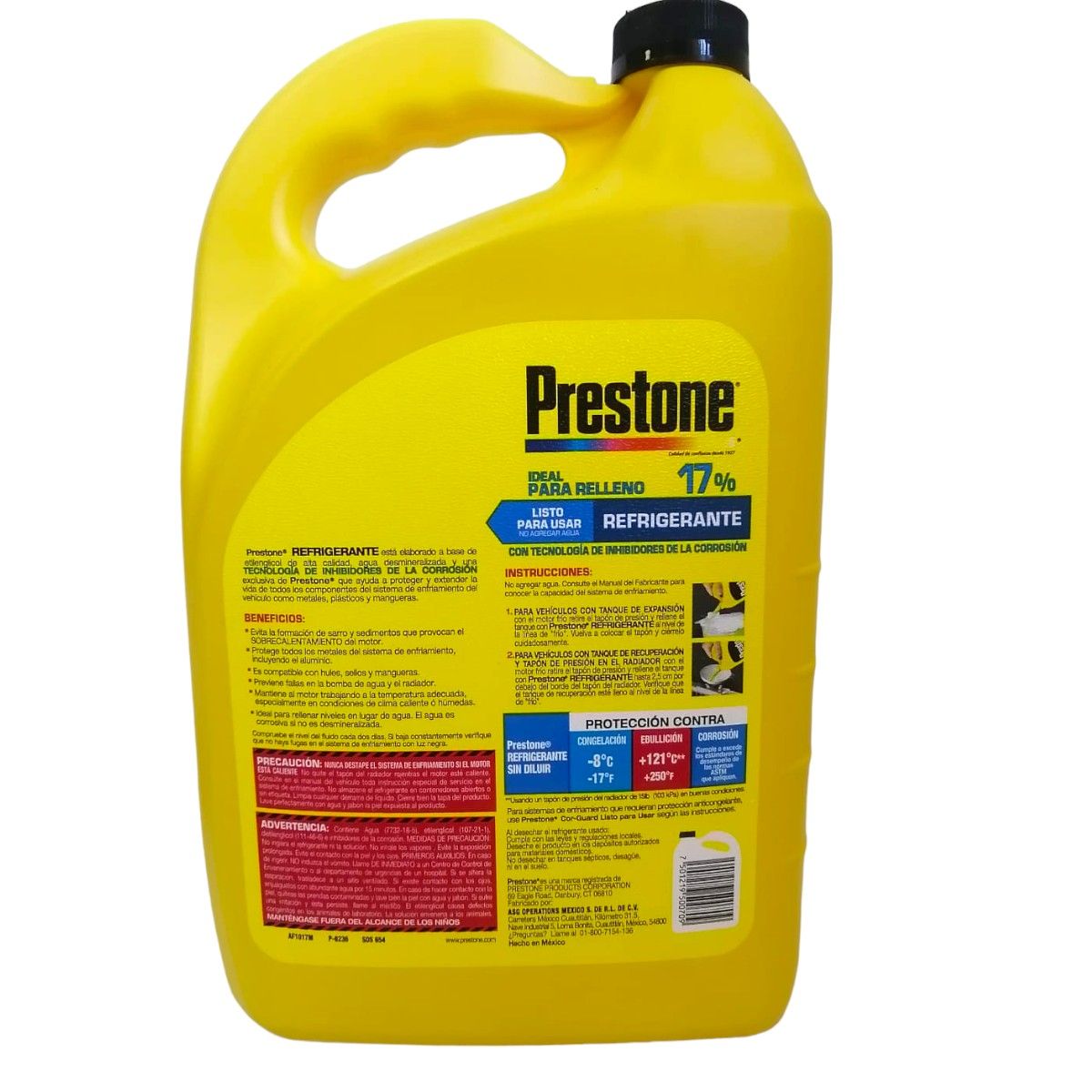 PRESTONE - PRESTONE ANTICONGELANTE Y REFRIGERANTE 17% AMARILLO  1GL