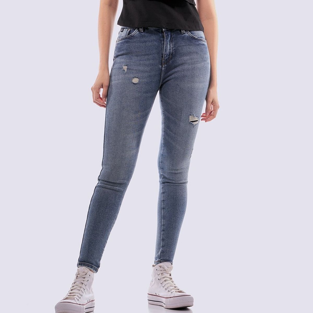 GAS EVOLUTION JEANS - Jean para mujer skinny gas.-