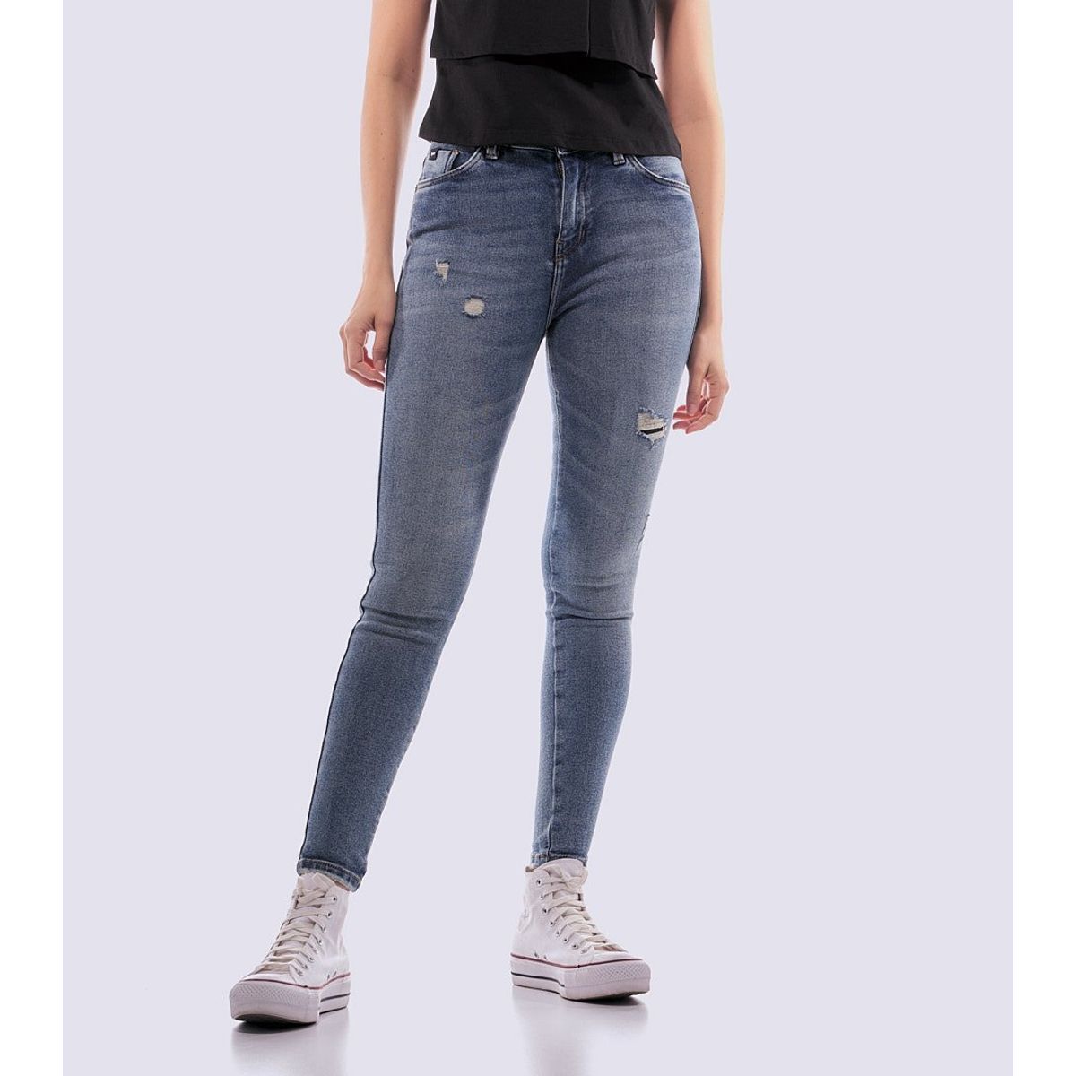 GAS EVOLUTION JEANS - Jean para mujer skinny gas.-