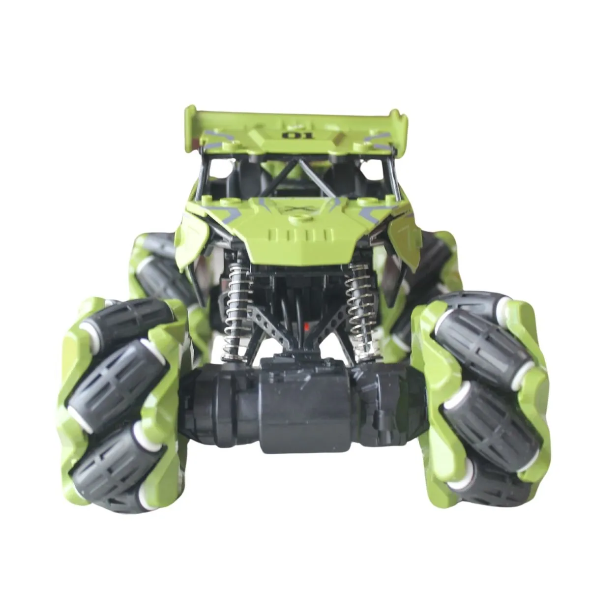 GENERICO - Carro Todo Terreno Control Remoto 4x4 Giro 360 Lateral Verde