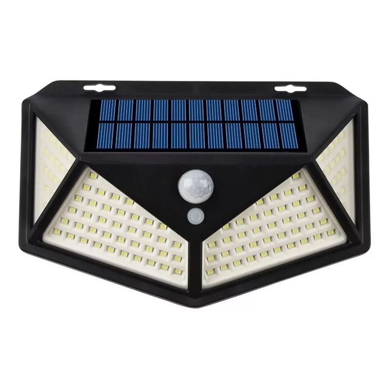HOME - Lampara De Panel Solar Con 100 Leds Sensor De Movimiento
