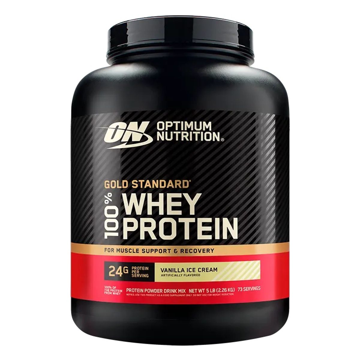 OPTIMUM NUTRITION - Whey Gold Standard 5 Libras Vainilla - Optimum Nutrition