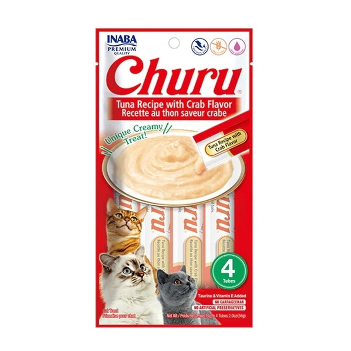 GENERICO - Churu Atún Y Cangrejo X 4 Und