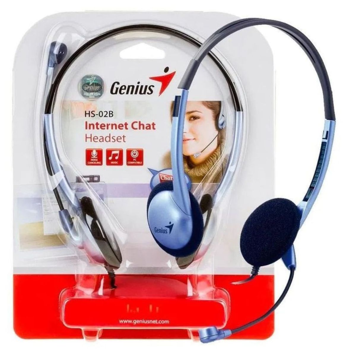 GENIUS - AUDIFONO GENIUS DIADEMA PC HS -02B