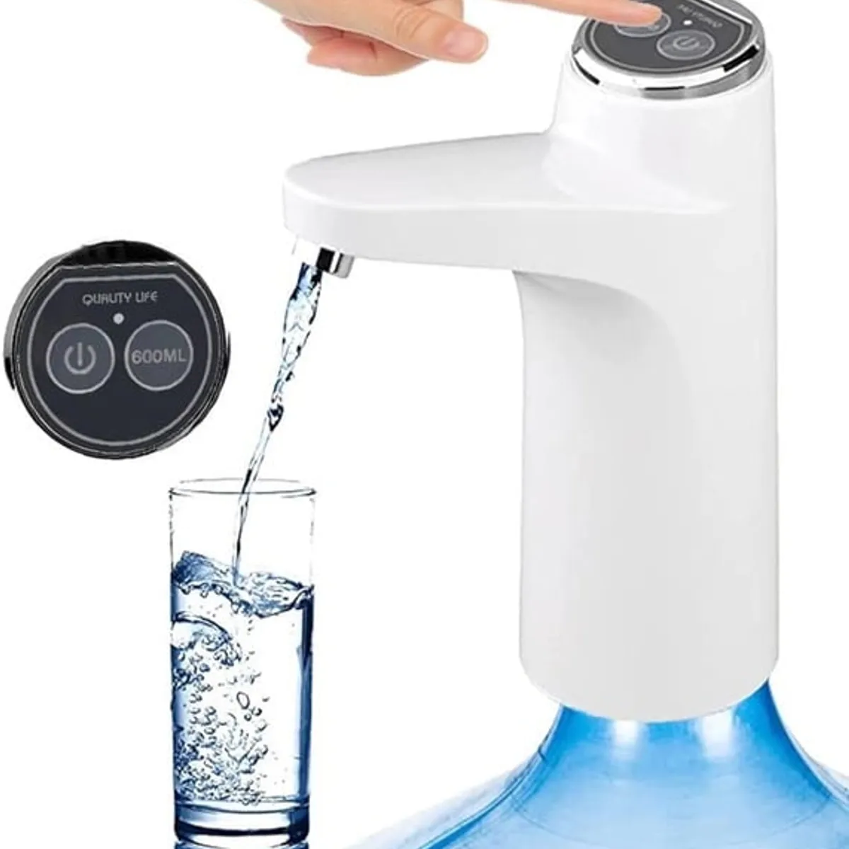 AGUALOGIC - Dispensador De Agua Recargable Para Botellón Bomba Electrica